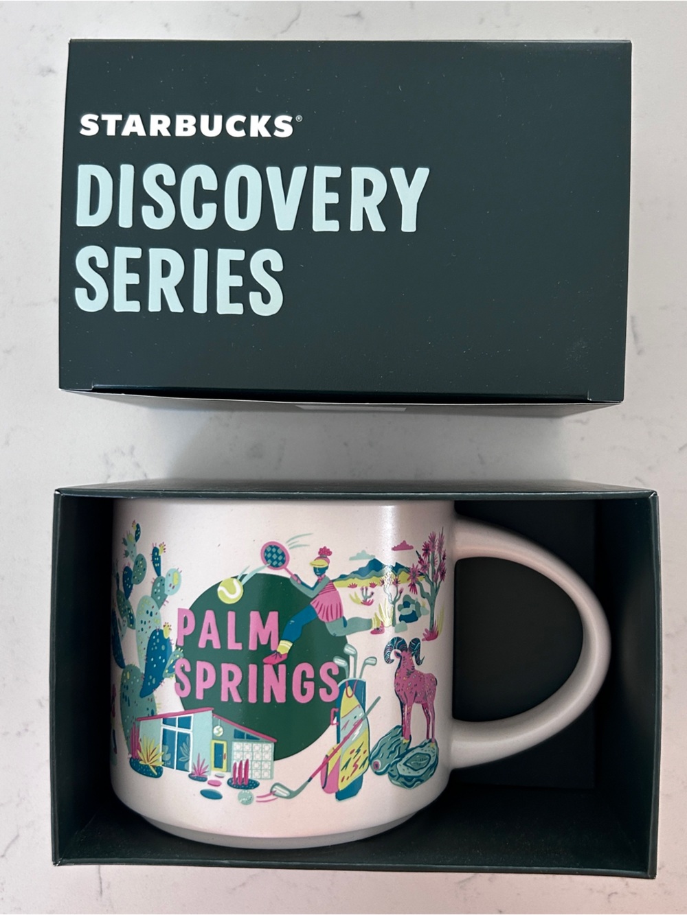 Rare Starbucks Mug Palm Springs Discovery Series New In Box 2025 Coachella